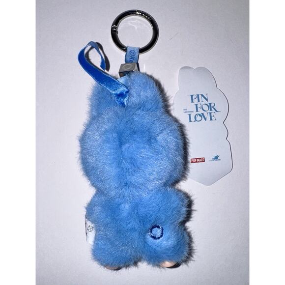 100% AUTHENTIC! Mini Labubu "O" BLUE LETTER Pin For Love PENDANT! POP MART! - Picture 3 of 6